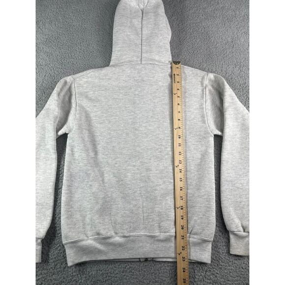 Disneyland Sweater Mens Large Gray Vintage Full Zip Made In USA Cotton Blend - Picture 8 of 12